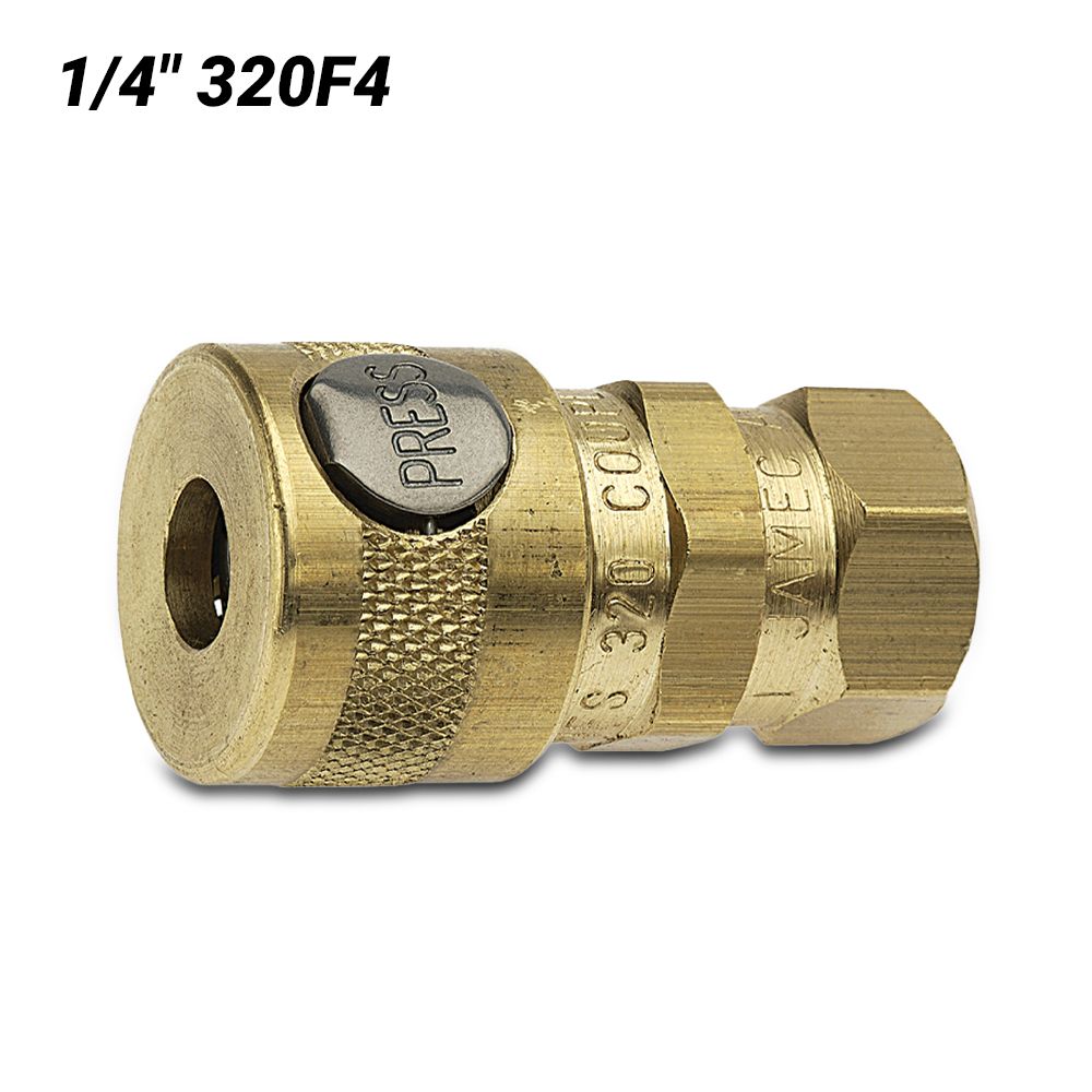 Jamec-Pem 23.1020BL 1/4" 320F4 BSP Female Coupling – image 1
