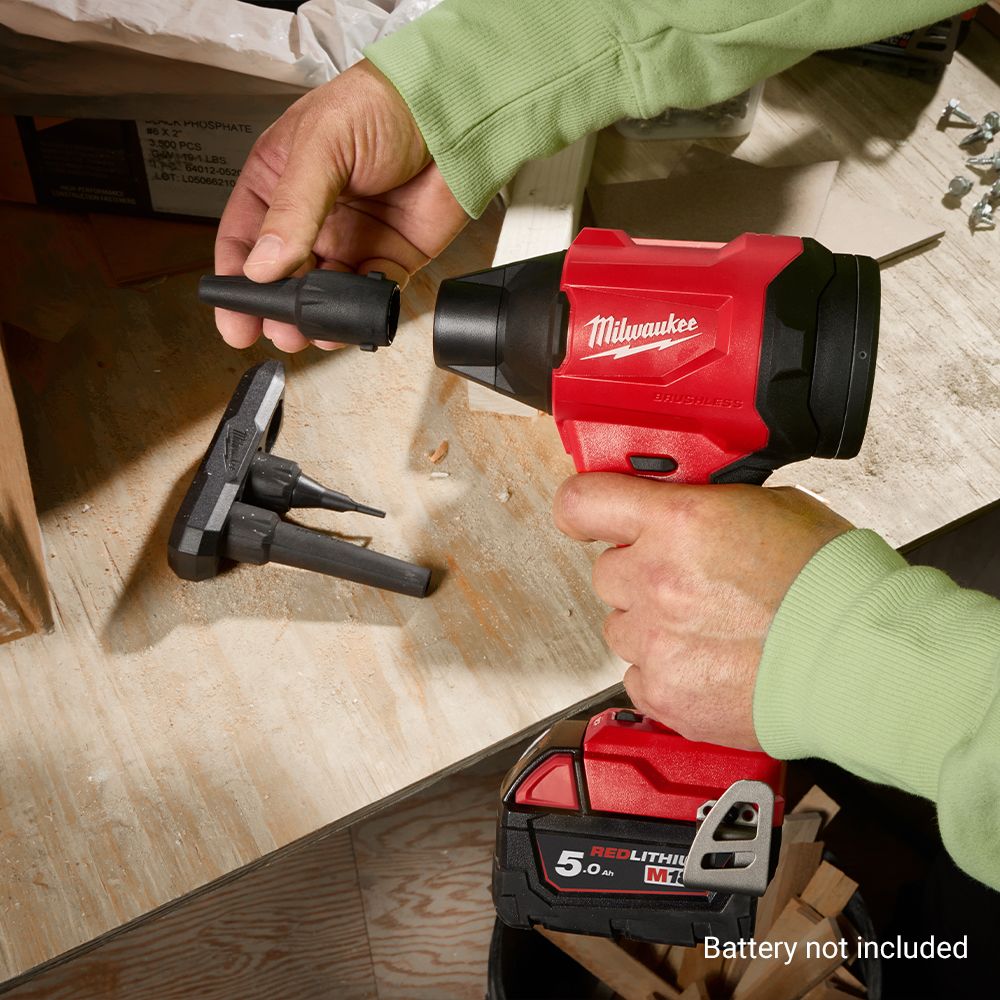 Milwaukee M18BLHSB0 18V Li-ion Cordless Brushless High-Speed Blower - Skin Only – image 7