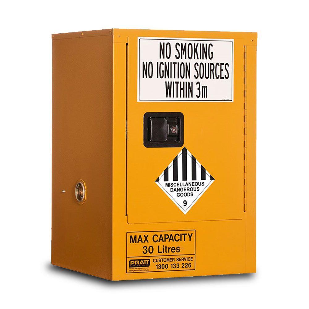 Pratt 5516CL9 30L 1 Door 1 Shelf Miscellaneous Dangerous Goods Storage Cabinet – image 1