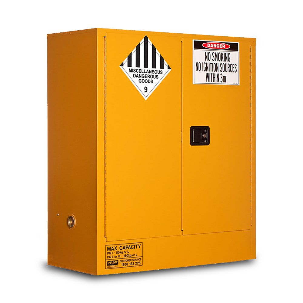 Pratt 5530CL9 160L 2 Doors 2 Shelves Miscellaneous Dangerous Goods Storage Cabinet – image 1