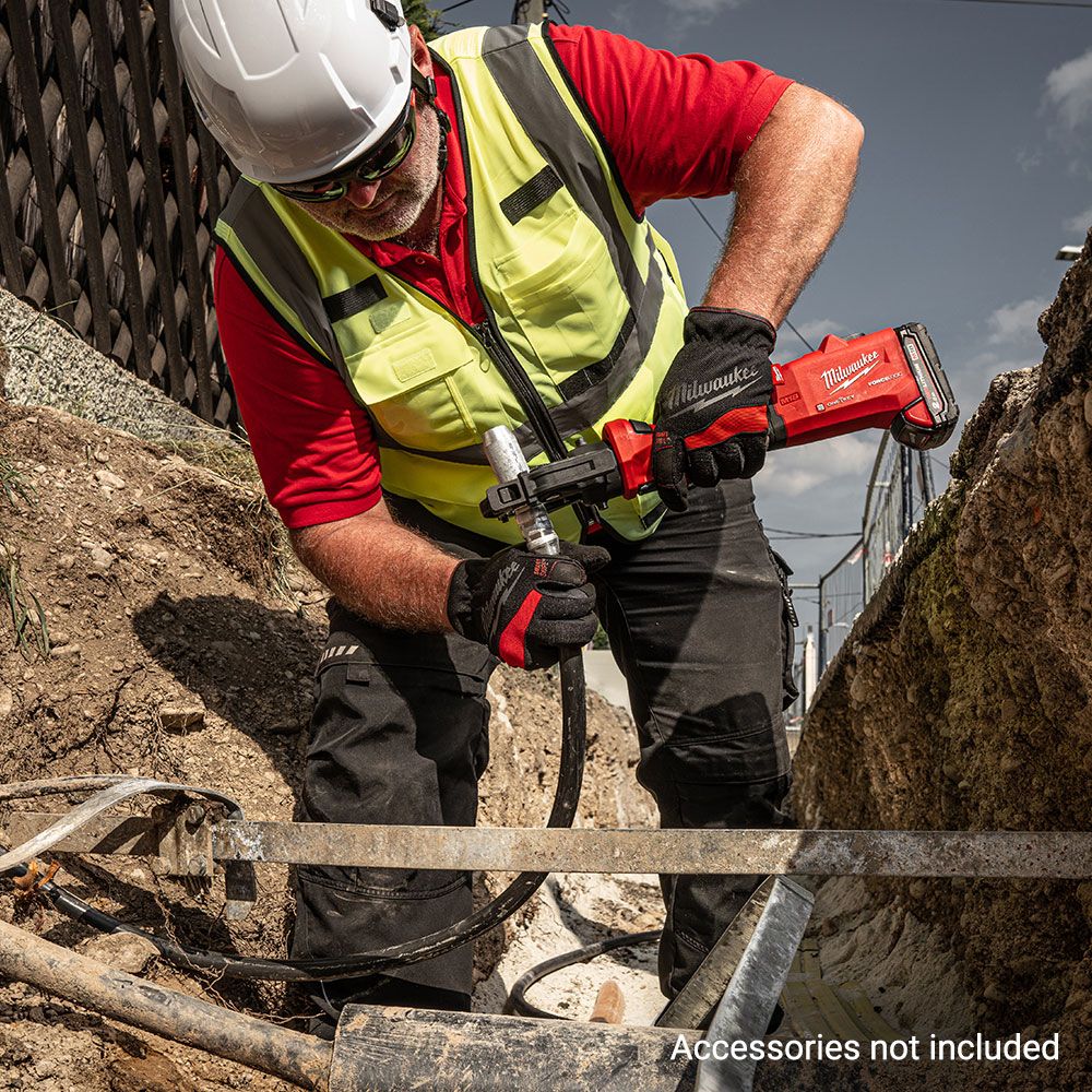 Milwaukee M18ONEHCCT600C 18V Li-ion FORCE LOGIC 60kN Latched Inline Utility Crimper - Skin Only – image 13
