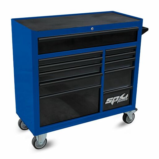 SP Tools SP50637BX 342pce Metric/SAE Custom Series Tool Kit with 11 Drawer Blue Roller Cabinet - Limited Edition – image 4