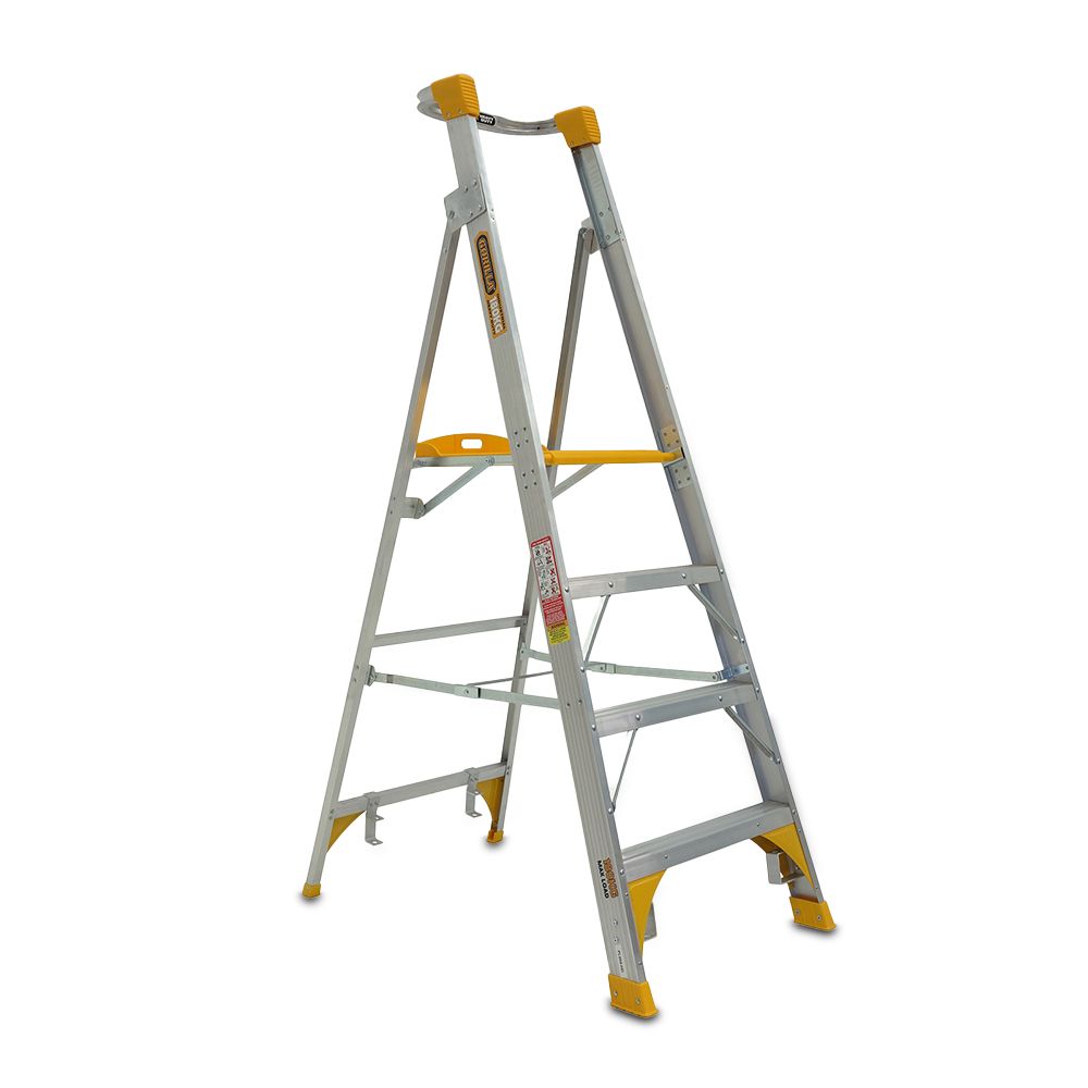 Gorilla PL004-HD 1.2m 180kg Heavy Duty Industrial Platform Aluminium Ladder – image 2