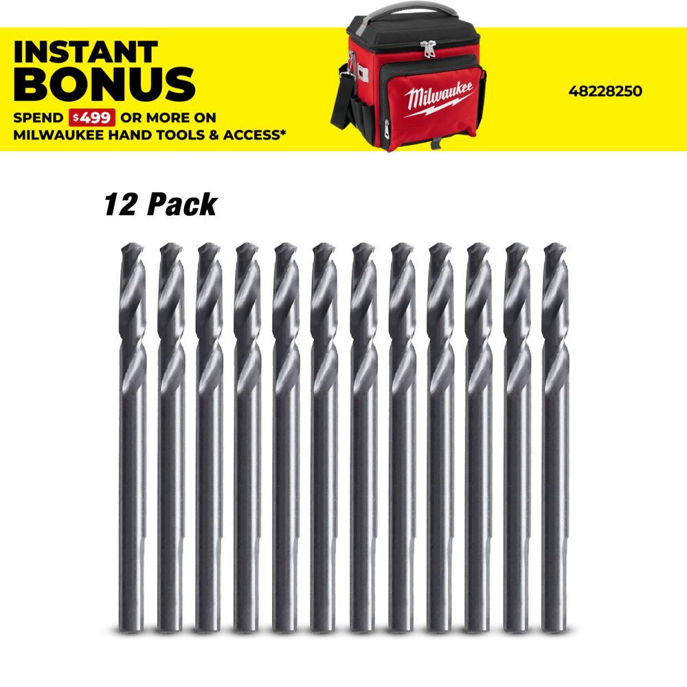 Milwaukee 49568033A 12-Pack High Speed Steel Pilot Bit – image 1