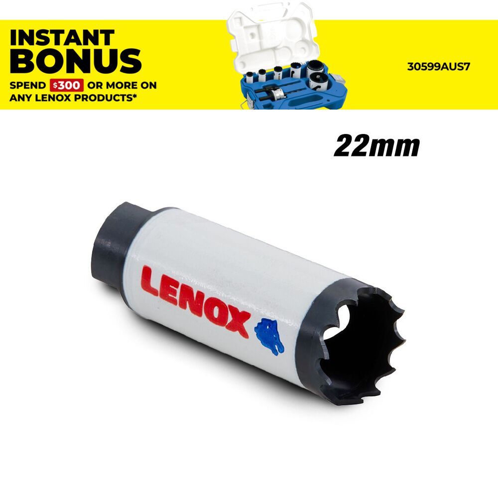 Lenox 3001414L 22mm (7/8") SPEED-SLOT Bi-Metal Hole Saw – image 1