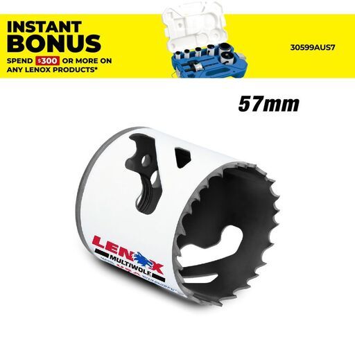 Lenox 3003636L 57mm (2-1/4") SPEED-SLOT Bi-Metal Hole Saw