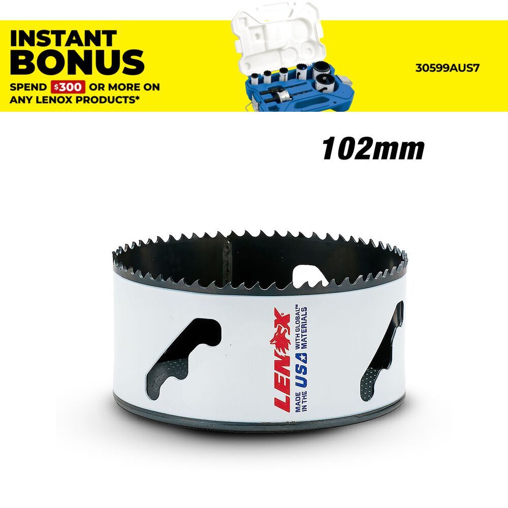 Lenox 3006464L 102mm (4") SPEED-SLOT Bi-Metal Hole Saw – image 1