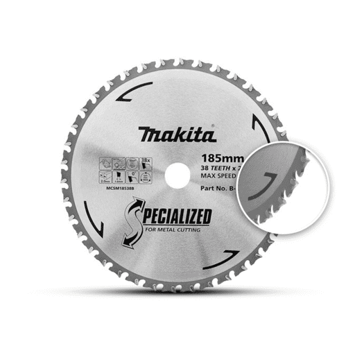 Makita B-15774 185mm x 20mm TCT 38T Metal Cutting Saw Blade – image 3