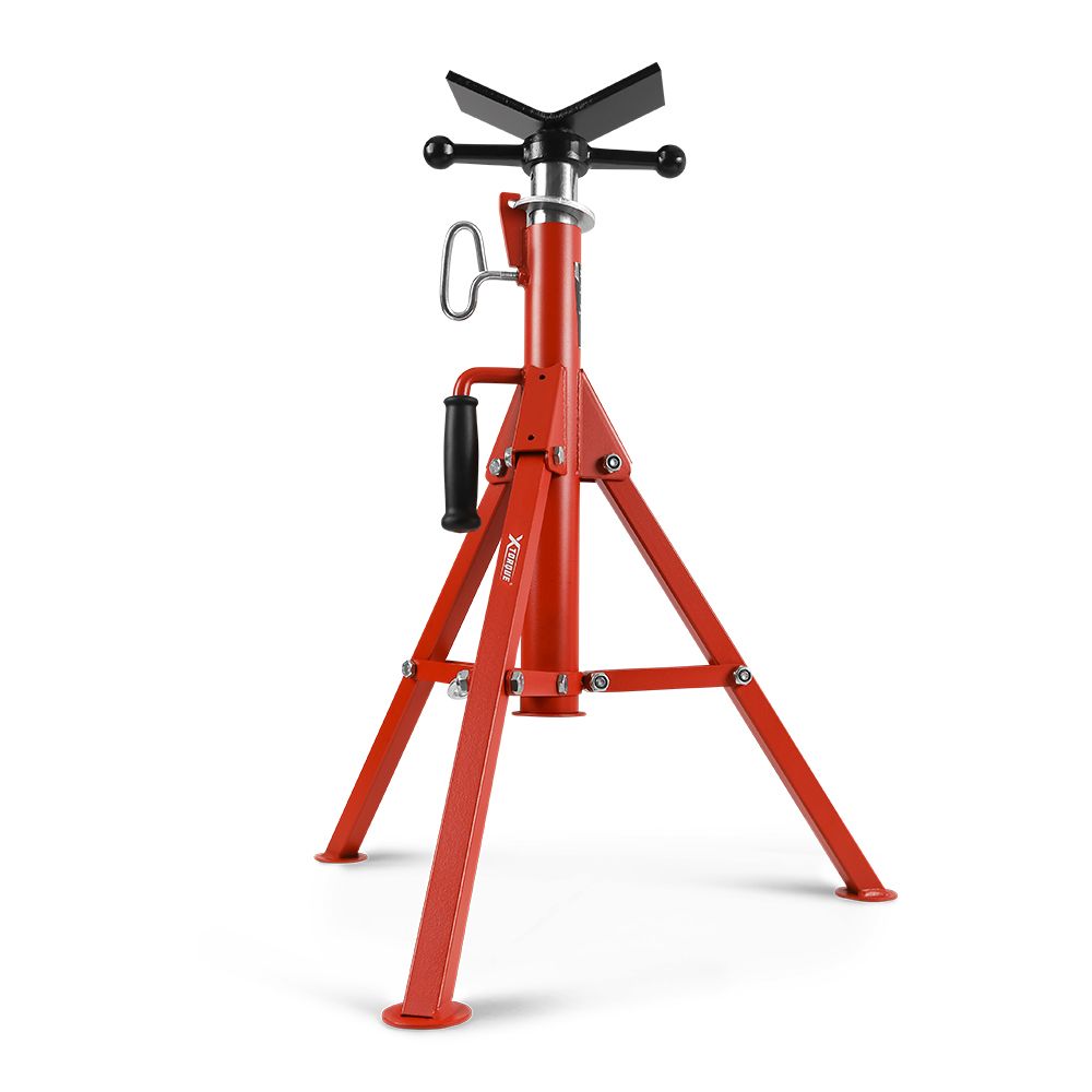 Xtorque XPS1320 710mm - 1320mm Folding Leg Pipe Stand With V Head – image 1