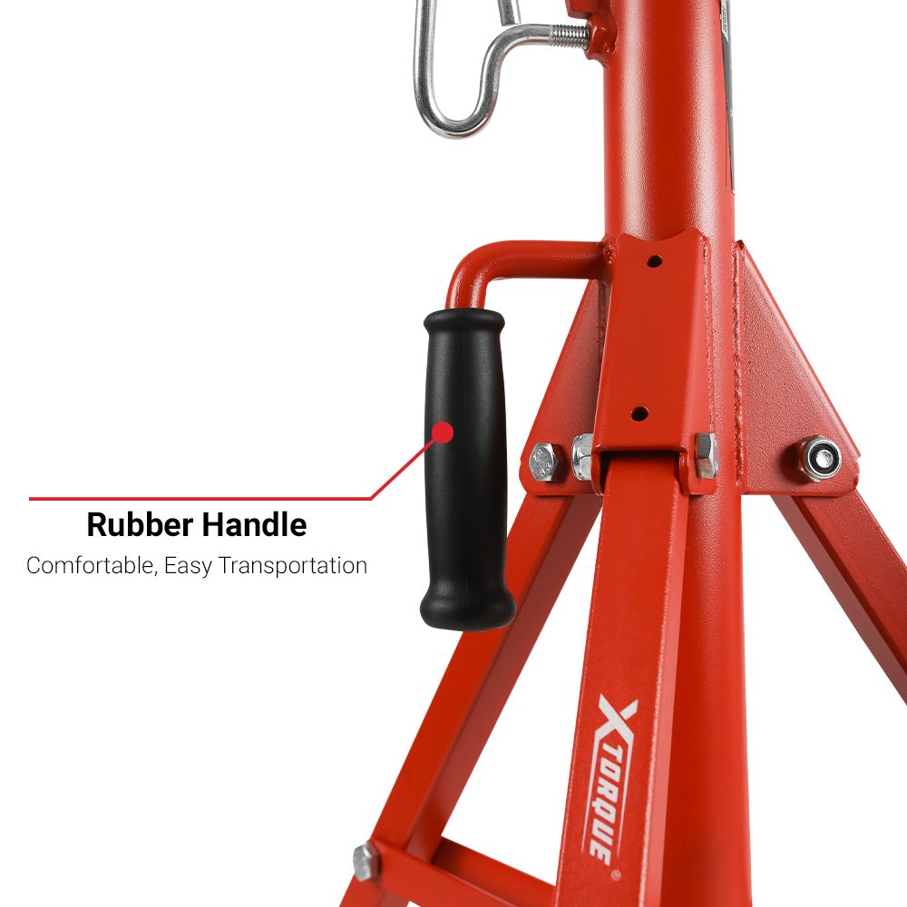 Xtorque XPS1320 710mm - 1320mm Folding Leg Pipe Stand With V Head – image 5