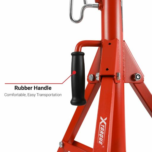 Xtorque XPS1320 710mm - 1320mm Folding Leg Pipe Stand With V Head – image 5