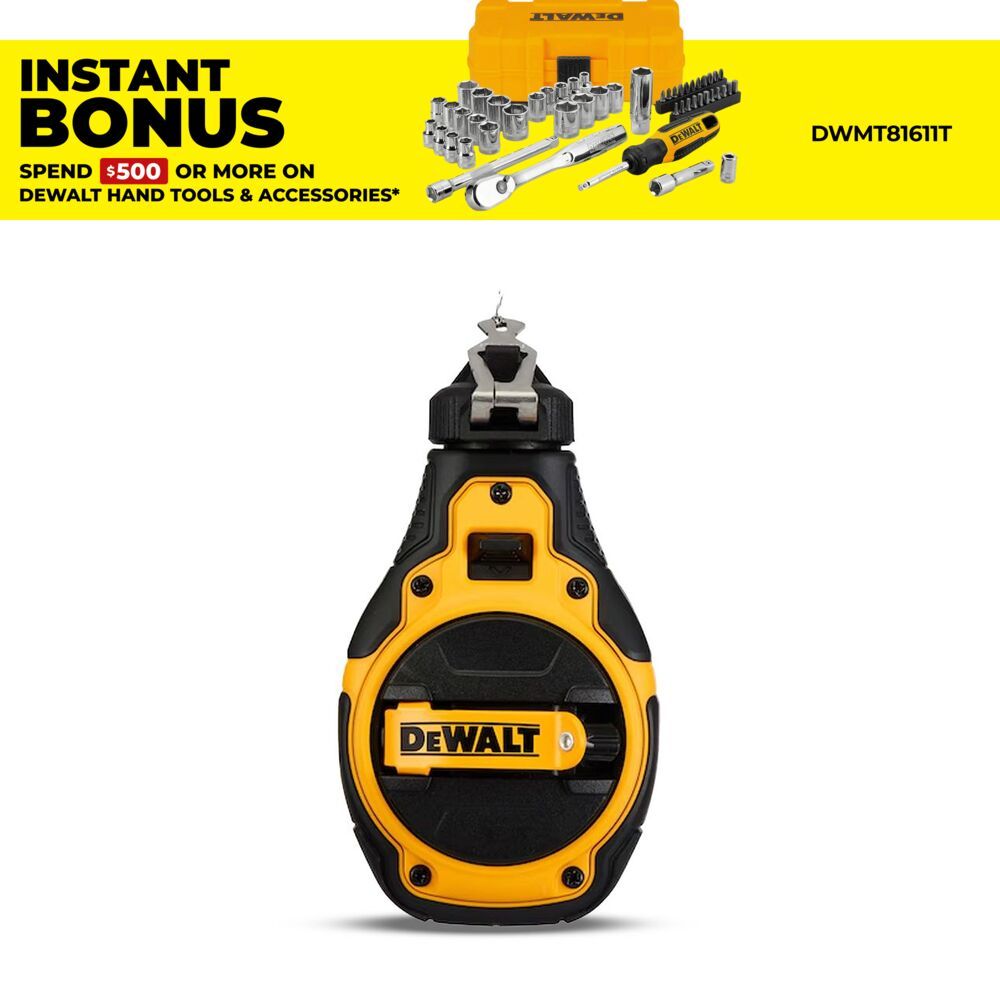 DeWalt DWHT48333 4:1 Bi-Material Chalk Reel – image 1