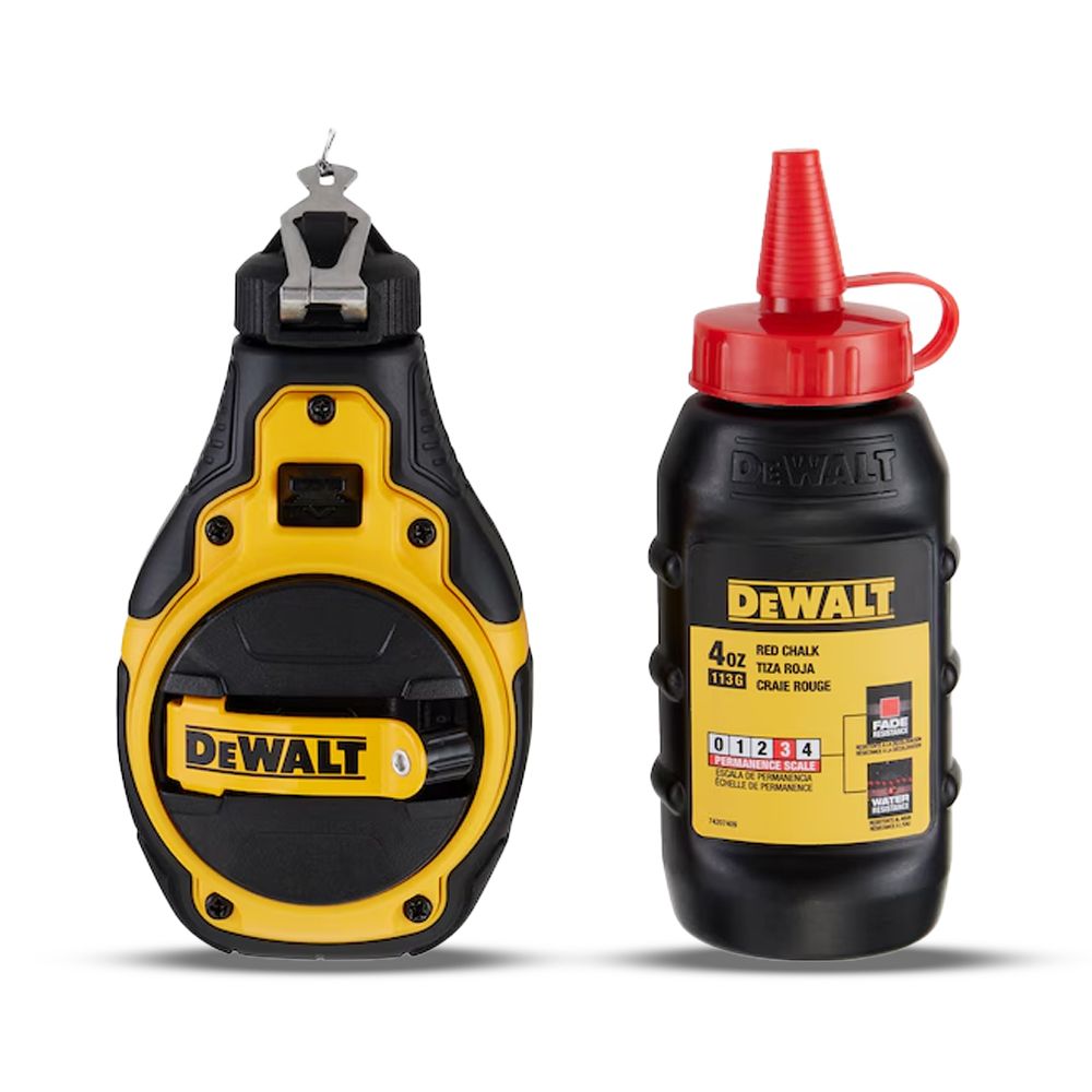 DeWalt DWHT48333RC 4:1 Bi-Material Chalk Reel With Red Chalk – image 2