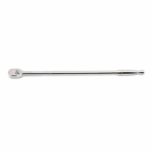 GEARWRENCH 81364XP 1/2" Drive 120XP™ Full Polish Chrome Extra Long Handle Teardrop Ratchet 24" – image 3