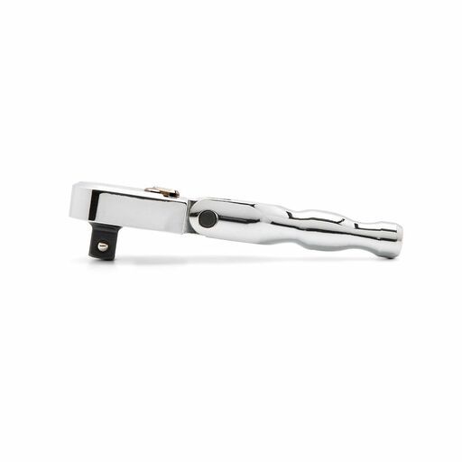 GEARWRENCH 81212XP 3/8" Drive 120XP™ Full Polish Chrome Stubby Flex Head Teardrop Ratchet 4-3/4" – image 2