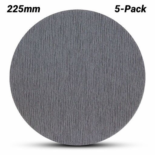 Makita D-82236 5-Pack 225mm 180# Drywall Mesh Sanding Disc - Medium