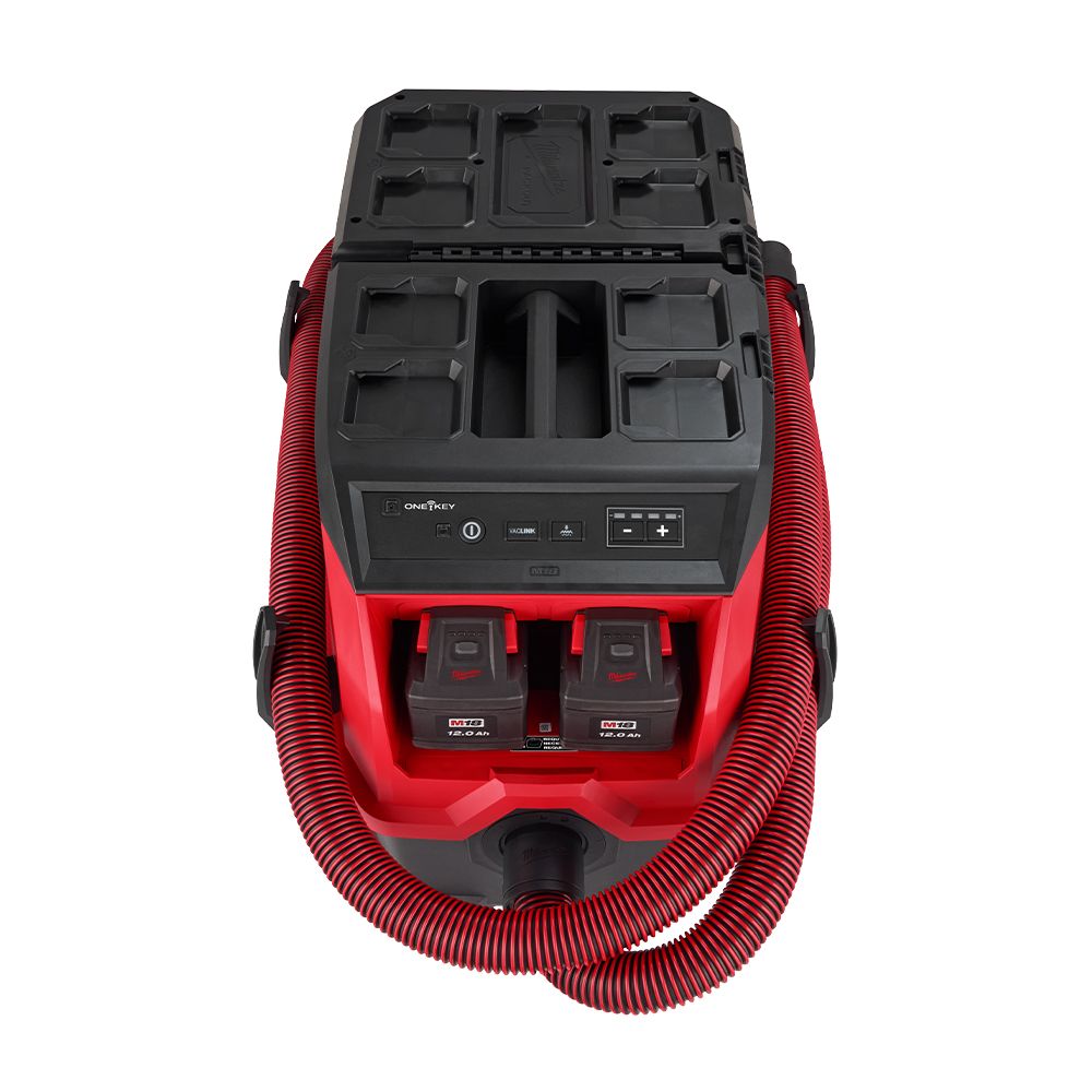 Milwaukee M18ONEF2POVC34M0 18V Li-ion FUEL™ PACKOUT™ Dual Battery AC/DC 34L M-Class Dust Extractor with VACLINK™ and ONE-KEY™ - Skin Only – image 2