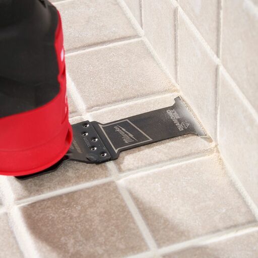 Milwaukee 49252251 35mm (1-3⁄8") Open-Lok Diamond Max Plunge Cut Grout Removal Blade – image 4