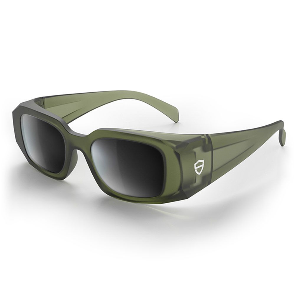 SafeStyle SPAU1-0003 Auras Matte Moss Green Frame Grey Polarised Lens – image 1