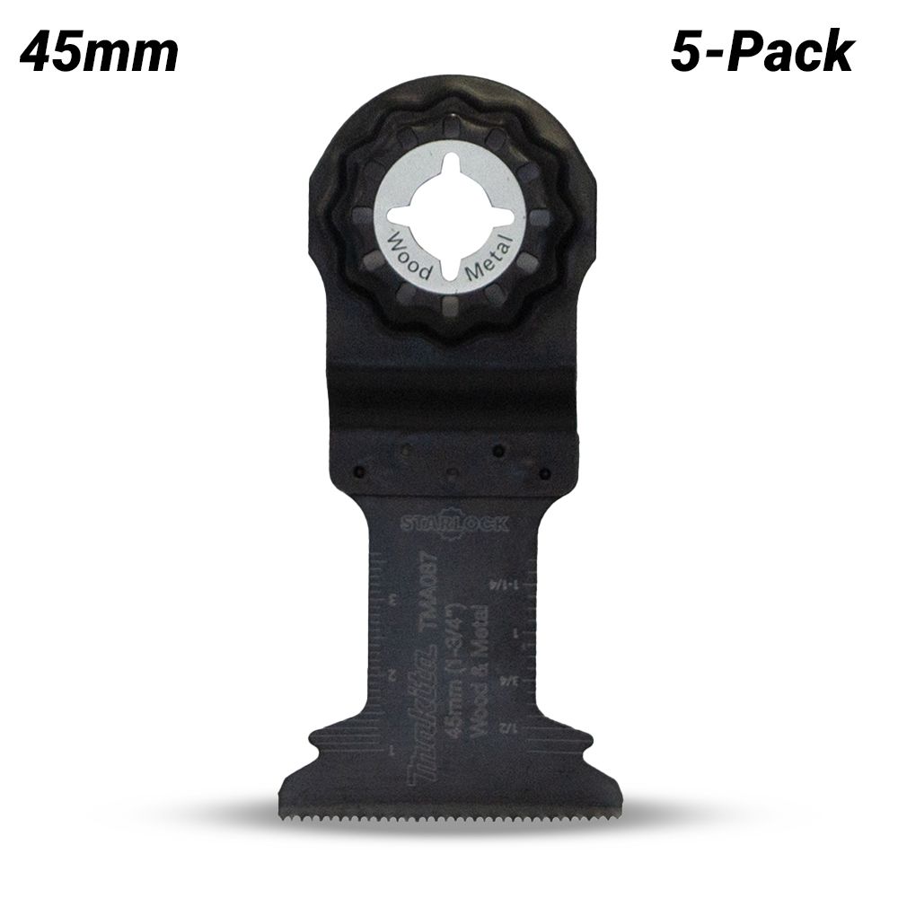 Makita E-25460 5-Pack 45mm Multitool Plunge Cut Saw Blade to Suit TMA087 – image 1