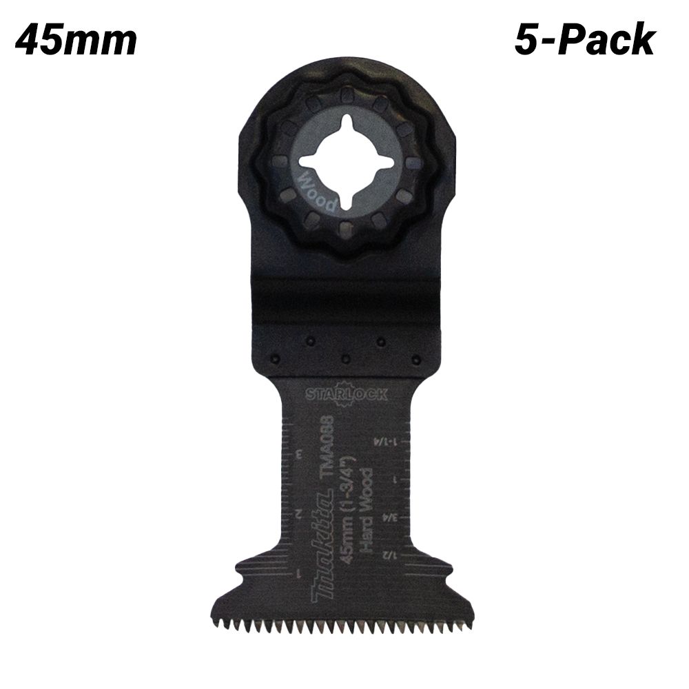 Makita E-25476 5-Pack 45mm Multitool Plunge Cut Saw Blade to Suit TMA088 – image 1