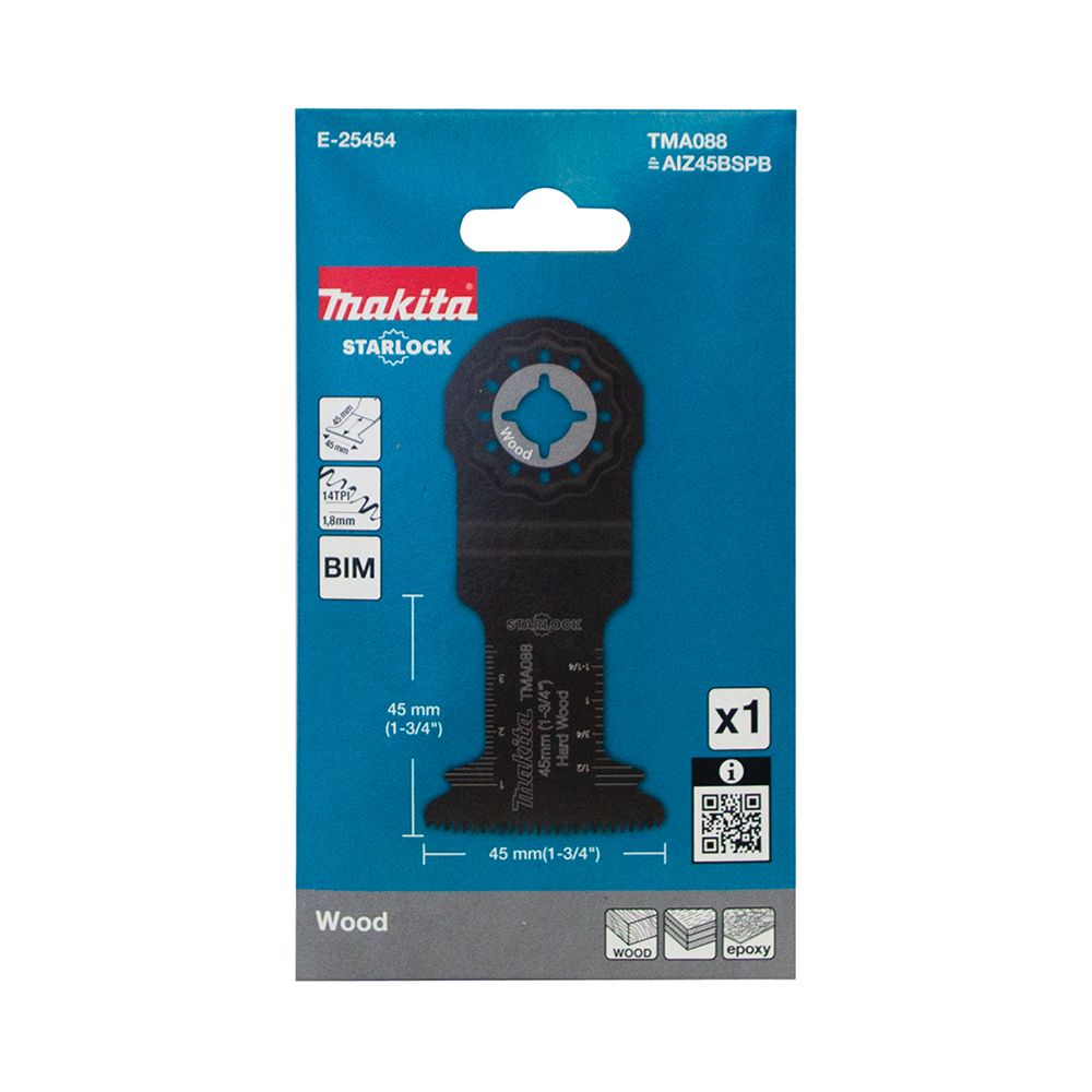 Makita E-25476 5-Pack 45mm Multitool Plunge Cut Saw Blade to Suit TMA088 – image 3