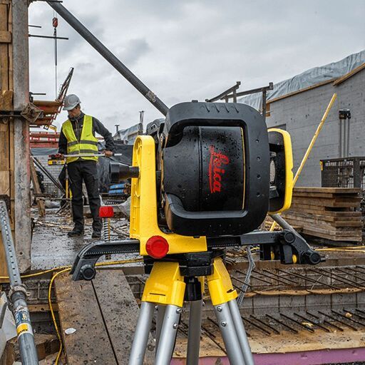 Leica CLAx550 (LG6018541CLC) Rugby Hz/Vt Dial-In Dual Grade Rotary Laser Level with Digital Receiver Rechargeable Kit – image 7