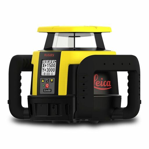 Leica CLAx550 (LG6018541CLC) Rugby Hz/Vt Dial-In Dual Grade Rotary Laser Level with Digital Receiver Rechargeable Kit – image 3