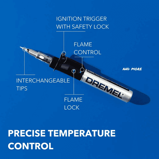 Dremel Versatip 2000 (F013.200.0JD) 6-in-1 Cordless Multifunctional Butane Soldering Iron – image 3