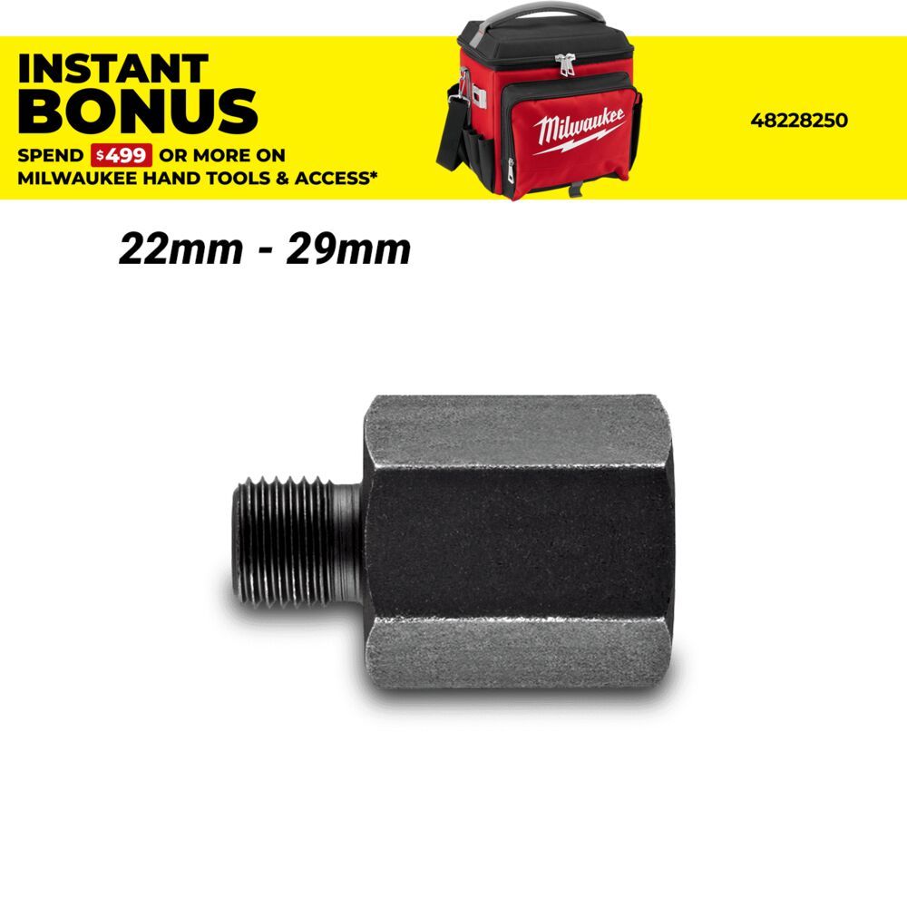 Milwaukee 4932430464 M14 22mm-29mm Angle Grinder Adapter – image 1