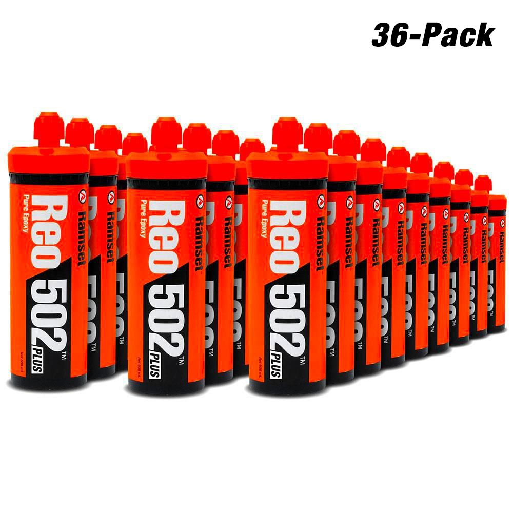 Ramset REO502P600x36 36-Pack 600mL ChemSet Reo 502 Plus Pure Epoxy – image 1