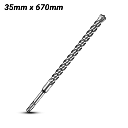 Milwaukee 4932430814 35mm x 670mm SDS Max 4-Cut Drill Bit – image 2