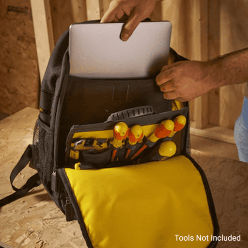 Stanley STST1-72335 Nylon Tool Black & Yellow Backpack – image 5