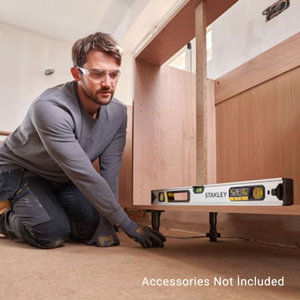 Stanley FMHT43681-1 3pce FatMax Torpedo 600mm, 1200mm Box Beam Spirit Level Set – image 16