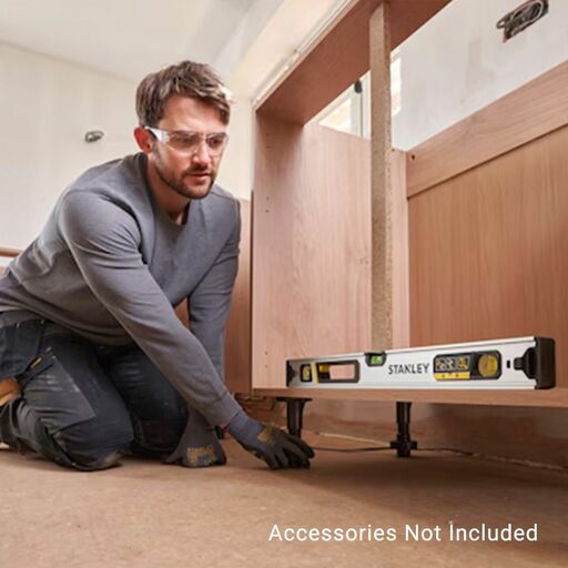Stanley FMHT43681-1 3pce FatMax Torpedo 600mm, 1200mm Box Beam Spirit Level Set – image 16
