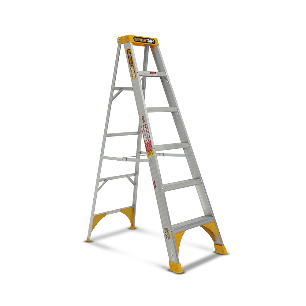 Gorilla M006-HD 1.8m 180kg Single Sided A-Frame Heavy Duty Industrial Ladder – image 1
