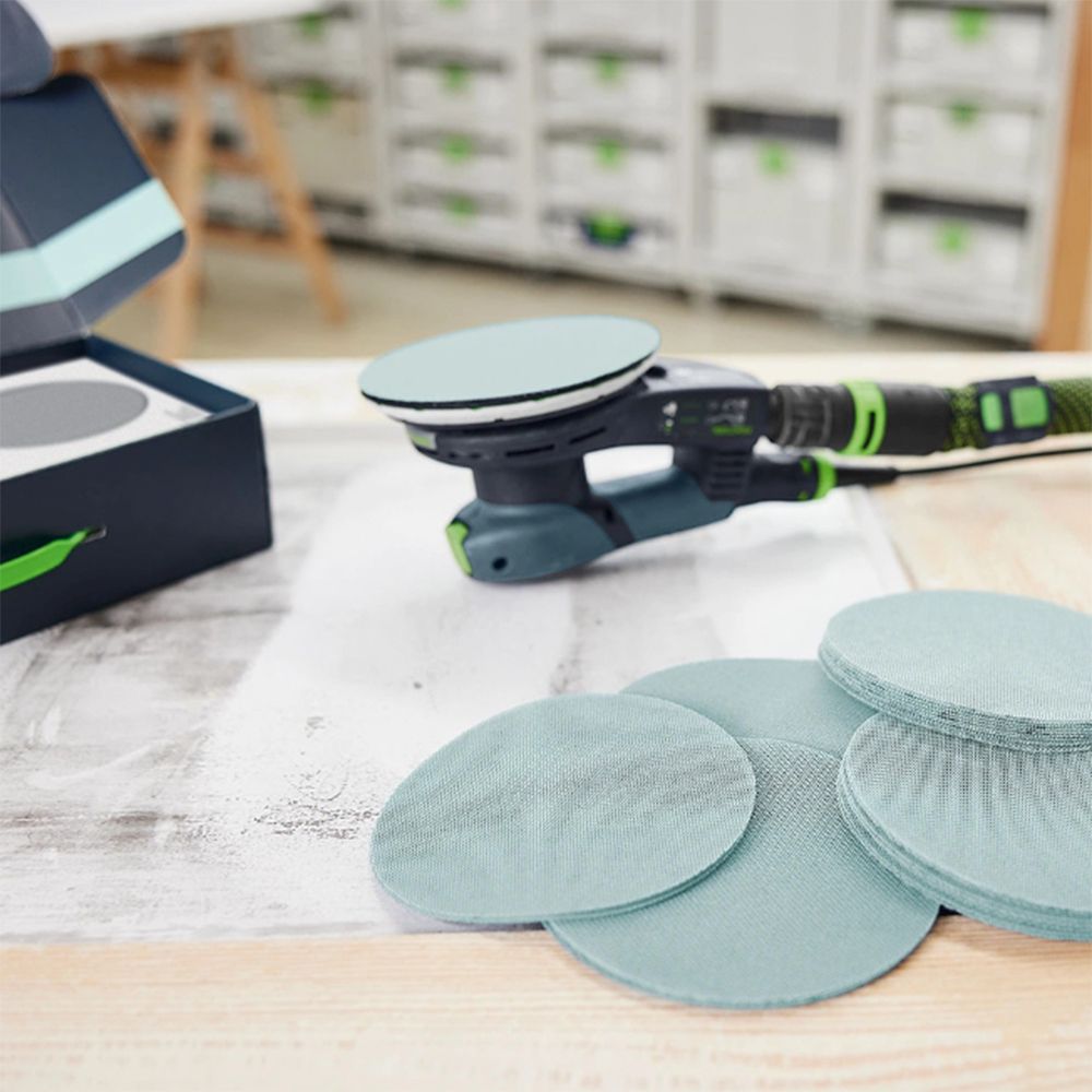Festool SYS-STF D150 GR NET-Set (578667) 60-Pack - 150mm Granat NET Abrasive Discs - Mixed Set – image 3