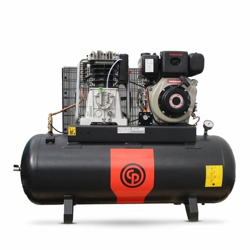 Chicago Pneumatic EngineAir 6/200 (4116007441) 6hp 17CFM  200L Diesel Piston Compressor with YANMAR Motor – image 2