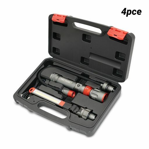 T&E Tools L2000 4pce Changeable Multi-Function LED Work Light Set