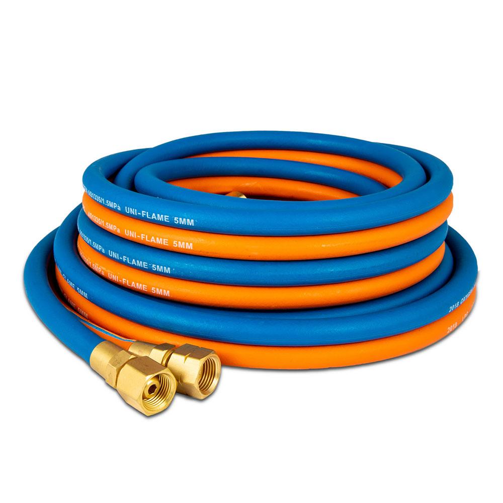 UNIMIG UFTH10M Uni-Flame 10 Metre Twin Gas Hose Set For Oxygen And Acetylene – image 1