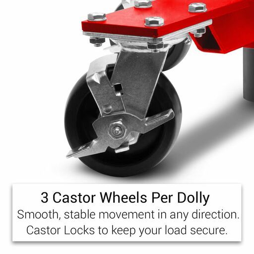Daytona DPD900 1800Kg (Pair) Pinch Weld Vehicle Dollies – image 2