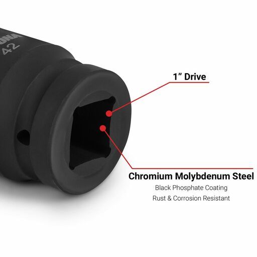 Daytona D1S42MM 42mm 1" Drive 6 Point Impact Socket – image 4