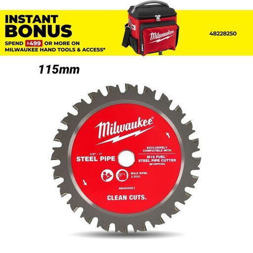 Milwaukee 48404061 115mm Steel Pipe Cutter Blade