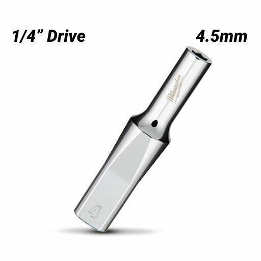 Milwaukee 45344011 1/4" Drive 4.5mm Metric Deep 6-Point Socket – image 2
