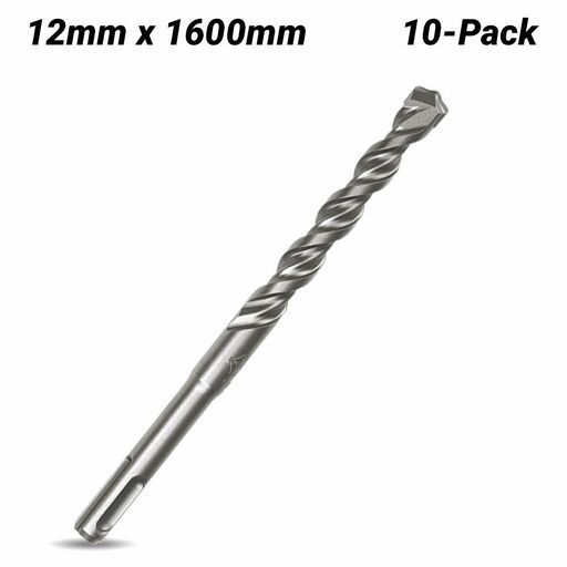 Milwaukee 4932399343 10-Pack 12mm x 160mm SDS Plus 2-Cut M2 – image 2