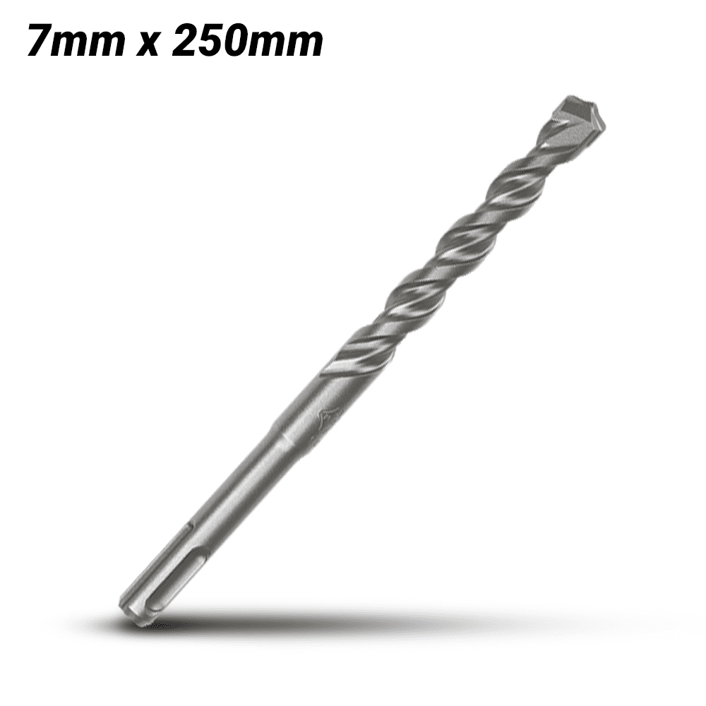 Milwaukee 4932399324 7mm x 250mm SDS Plus M2 2-Cut Drill Bit – image 2
