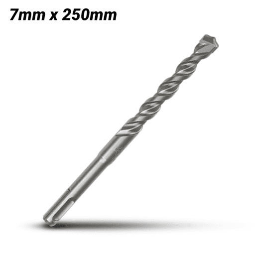 Milwaukee 4932399324 7mm x 250mm SDS Plus M2 2-Cut Drill Bit – image 2