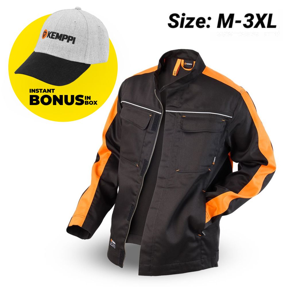 Kemppi KWW0110010 Welders Black/Orange Jacket (M - 3XL) – image 1