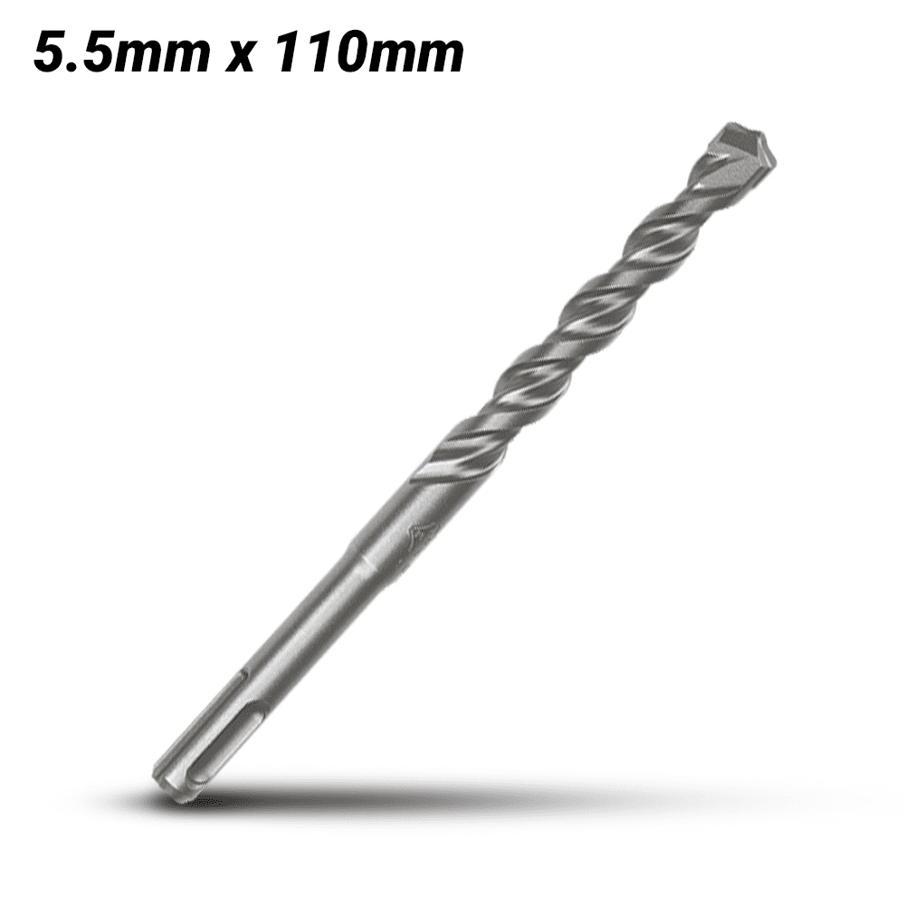Milwaukee 4932339499 5.5mm x 110mm SDS Plus M2 2-Cut Drill Bit – image 2