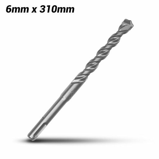 Milwaukee 4932399321 6mm x 310mm SDS Plus M2 2-Cut Drill Bit – image 2